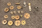 Vintage 1950 s A c  Gilbert Erector Set No  7 1 2 Engineer Set W  Metal Case