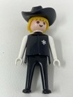 Vintage 1974 Geobra Playmobil Figures Lot Bundle  10 People  Horse  Hats Vtg