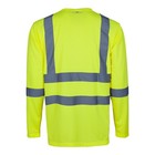 Lakeland Hi-vis Yellow Long Sleeve Reflective Safety Shirt Large Class 3