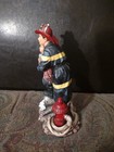 Vintage Red Hats Of Courage Firefighter 5 5  Figurine    hero    1999 Vanmark