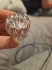 Vintage Clear Ribbed Glass Decanter Replacement Stopper  3 5  
