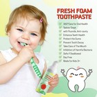 Foam Toothpaste Kids  Toddler Toothpaste With Low Fluoride  Kids Toothpaste F   