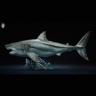 Wanlongtang Megalodon Shark Statue Original Prehistoric Dinosaur Model