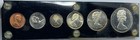 1965 Canada Queen Elizabeth Ii Mint Set Of 6 Coins 4 Are Silver Dollar I114730