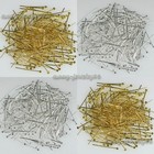 1000pcs lot Silver gold Plated Copper Ball Head Pins Findings 18 20 22 25 30mm