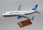 United Airlines Boeing 737-max 9 New Livery N37527 Desk Model 1 100 Sc Airplane