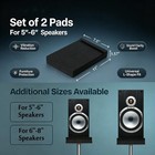 2 Pack Acoustic Isolation Pads  Studio Monitor Speaker For 5   Speakers