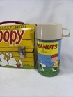 Vintage 1968 Peanuts Have Lunch With Snoopy Metal Lunch Box W thermos