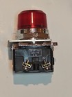 Cutler Hammer 10250t 91000t Red Lens Pilot Light 120 Vac Input Lamp 755 6 3v