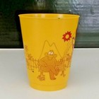 Vintage Mcdonald s Ronald Mcdonald Yellow Plastic Cup