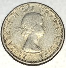 1956 Canada 10 Cents Dime 0 8000 Silver Asw 0 06 Oz Coin Free Shipping - 2476