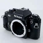  near Mint     Genuine Nikon Fg Black 35mm Slr Film Camera Body Omly From Japan
