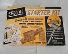 50s 60s Vintage Leather Starter Kit With Box And Instructions