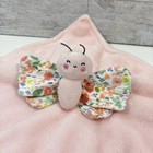 Carters Pink Butterfly Lovey Security Blanket Floral Wings Baby Nursery Plush