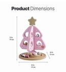 Viral Step2 My First Pink Christmas Tree Stacking Sorting Toys 12 Pcs Brand New