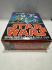 1977 Topps Star Wars Blue Series 1 Wax Pack Empty Display Box Bbce Authenticated