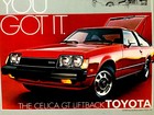 1979 Toyota Celica Gt Liftback Print Ad Hatchback