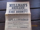 Civil War 1961 Authentic Reproductions Of Antique Parchment Wanted Posters
