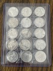 Canadian Silver Dime Lot Of 15     Bluenose 10 Cent Coins