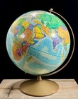 Vtg Replogle World Nation Series Raised Relief Topographical 12  Globe Ussr Nl