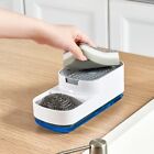 Kitchen Countertop Soap Dispenser With Sponge And Scrub Holder  20oz 3-in-1
