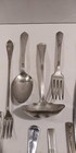 Antique  27 Piece Vintage Silverplated Mixed Lot Serving  Craft Condition C1900