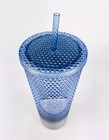 Starbucks Holiday 2023 Icy Ombre Blue Silver Venti Studded Tumbler  brand New 