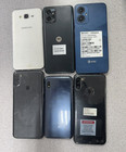 Lot Of 6 Phones For Parts Motorola samsung att Phone