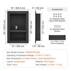 Shower Niche 16x24x4  Double Shelf Wall-inserted For Shower Bathroom