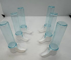 6 Pack Mini Bird Water Drinkers Canary Finch Automatic Cage Feeders 1oz