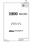 Nikon D200 Camera Service Repair Manual   Parts List Pdf Read