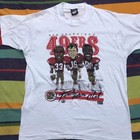 Vintage San Francisco 49ers Shirt Retro Style White Shirt Reprint S-5xl