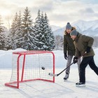 35  X 18  Hockey Goal  Easy Setup Hockey Net With Metal Frame