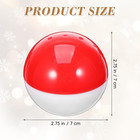 50pcs Empty Colored Round Capsules 2 75in Plastic Gumball Machine Containers For