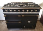 Lacanche Chagny Range 39     In Black   Brass 100cm