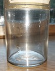 Antique Apothecary Pharmacy Jar Hand Blown In Mold Bottle Ground Stopper   Label