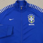 Brazil Soccer Jacket Mens Xl Nike Full Zip Track Warm Up Cbf Brasil Fc National