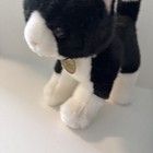 Soft Black   White Tuxedo Kitty Cat Miyoni By Aurora Plush Stuffed Animal 9 