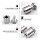  40 Pcs Advertising Screw Standoff Screws Wall Mount Sign Standoffs