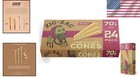 Zig Zag 70mm Unbleached Mini Pre Rolled Cones - 288 Cones For Convenient Smoking