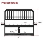 45  Frame Quick Tach Pallet Fork Attachment For Skid Steer Tractor 4000lbs Steel