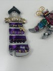Liztech Pin Lot   Dragonfly Tree Of Life Lighthouse Pins Brooches Set Of 3