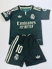 Kids Real Madrid Away Mbappe  10 2026 27 Football Soccer Jersey   Shorts Kit