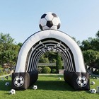 Wellcomer 16ft Inflatable Soccer Tunnel  Sports Entrance Tent With Blower