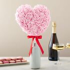 100 Pack Light Pink Artificial Flowers  Bulk Stemless Fake Foam Roses  3 In