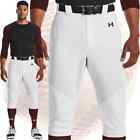 Under Armour Utility Knicker Mens Baseball Pants - White  Gray  Black - 1375654