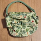 Ulster Weavers Kids Gardening Tool Bag Cotton Tote Veggie Cabbage Print Green