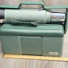 90s Stanley Aladdin Lunch Box Cooler 37210   Vacuum Thermos Bottle A-944dh Green