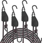 4-pack 1 8  Adjustable Rope Hanger Ratchet Tie Down Straps Heavy Duty Pulley