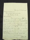 Civil War Confederate Colonel Wilber Reid Letter To Joseph Anderson Jr Vmi